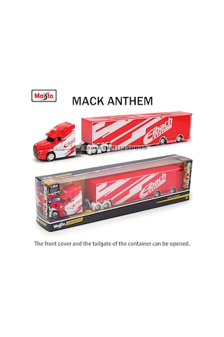 Maisto 1:64 Uluslararası Lonestar /araç Römorku Tasarım Elit Taşıma Döküm Mack Anthem