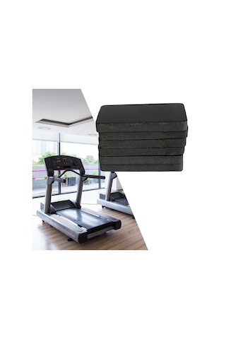 Suntek 6x Koşu Bandı Mat Taşınabilir Eva Eğitim Tezgahları Siyah