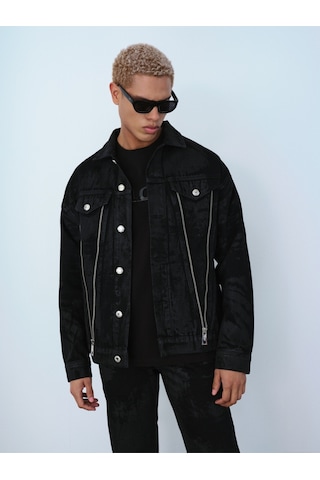 Oversize Erkek Ceket Denim