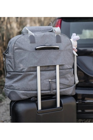 Beaba Amsterdam Değiştirme Çantası Heather Grey, Dayanıklı Pu Kumaş, Şık Ve Fonksiyonel Gri