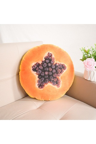 Jifan Meyve Uzaylı Yastık Ofisi Yatak Odası Yastık Kanepe Yastık-şeftali Sarı