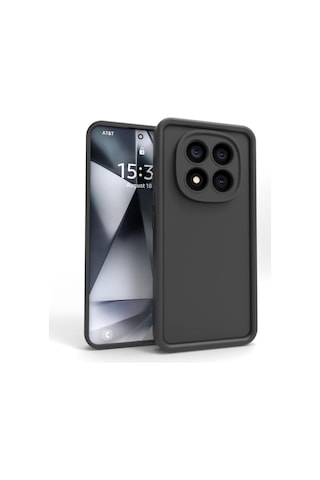 Xiaomi Redmi Note 14 Pro 5g / Poco X7 5g Kılıf Kamera Korumalı Kalın Kenarlı Viera Silikon Case Siyah