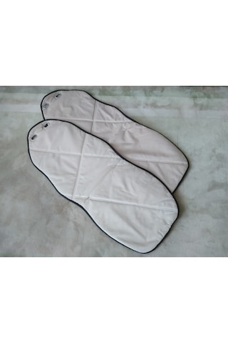 Koltuk Minderi 2li Takım Krem Tay Tüyü Minder Koltuk Kılıfı