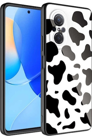 Huawei Nova 9 Se Kılıf Kamera Korumalı Desenli Sert Silikon Zore Epoksi Kapak NO7