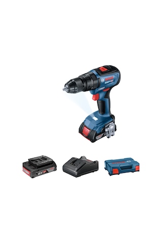 Bosch Professional GSB 18V-50 2x2Ah Çift Akülü Darbeli Delme-Vidalama Makinesi - 06019H5100