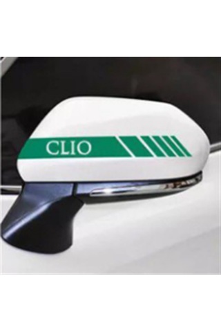 Renaul Clio Ayna Sticker Etiket Modeli