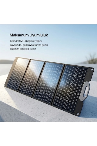 Initial Entropy Energy Taşınabilir Güneş Paneli 400w - Ip67 Su Geçirmez - 3 Açılı Ayar - Katlanabilen Güneş Enerjili Şarj Cihazı Sp400