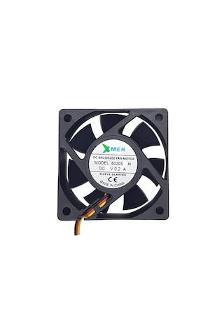 Buhara Elektronik 60x60x20mm 12v 0,20a 3 Kablolu Xmer Fan