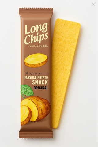 Long Chips Original - Sade Patates Cipsi 75 G 2 Adet