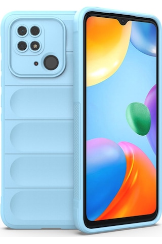 Newface Xiaomi Redmi 10c Kılıf Optimum Silikon - Sky Blue Sky Blue