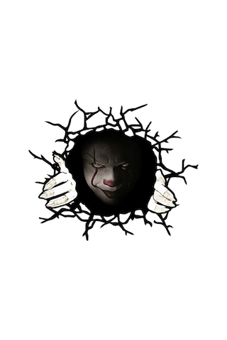 Yunboo Korkunç Halloween Pvc Araba Sticker - 30x25cm Siyah Pencere Dekoru Dış饰