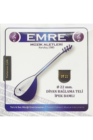 Emre 0.22 Divan Bağlama Teli Bambam Lı Takım Tel 022