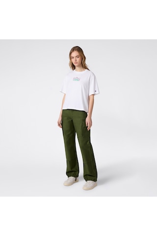 Champion Relaxed Fit Kadın Beyaz T-shirt 118389 2800324