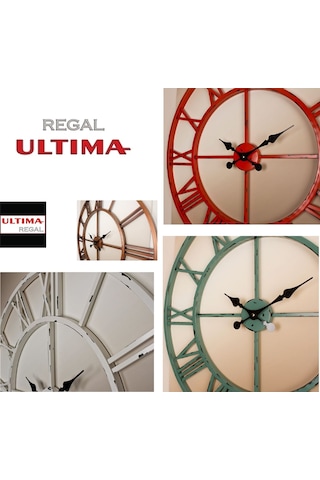 Regal 2688 B Ferforje 76 Cm Roma Rakam Iskelet Duvar Saati Siyah