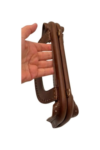 Çanta Aksesuar 25 Cm Suni Derili Taba Renk Gizli Çanta Bursu Yeni Model