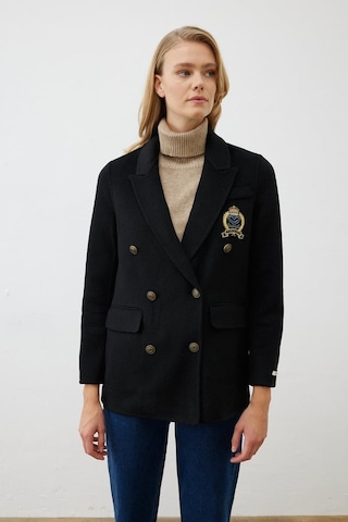 Premium Selection Yün Kaşmir Blazer Ceket Terzi Dükkanı Siyah