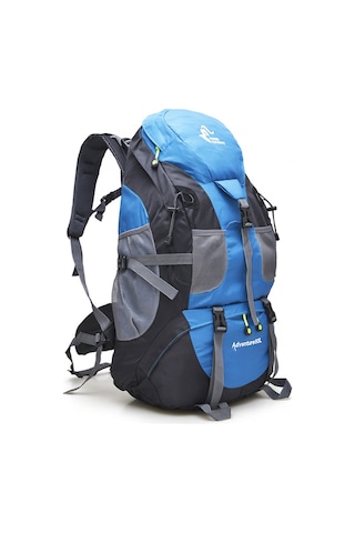 Hombey Açık Hava Çantası 50l Yürüyüş Sırt Çantası Suya Dayanıklı Kamp Sırt Çantası Sırt Çantası Seyahat T Açık Mavi