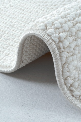 Hoom Rugs Piana 1114 Beyaz İskandinav Halı Beyaz