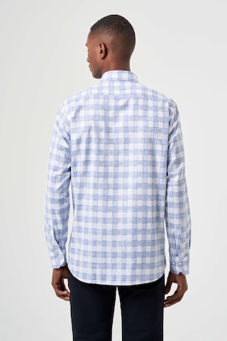 Bisse Erkek Regular Fit Kareli Gömlek Mavi Gm23y231039 D35 Mavi