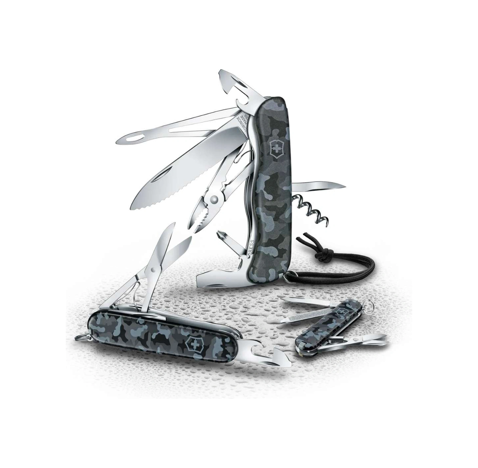 Klasik 58 Mm Lacivert Kamuflaj Kamp Çakı - Victorinox - 0.6223.942 Çok Renkli