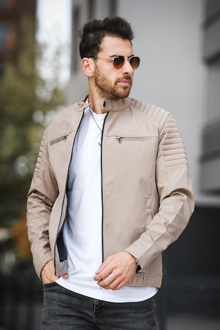 Oksit Abuja Slim Fit Fermuar Detaylı Dik Yaka Su İtici Erkek Mevsimlik Mont 001