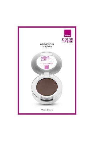 Avon Color Trend Tekli Far Warm Brown