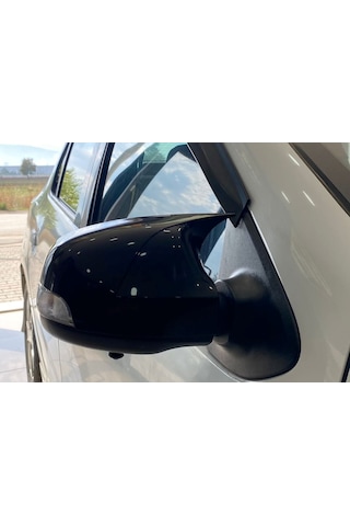 Renault Symbol Yarasa Batman Ayna Kapak - Piano Black - Sinyalli Ay