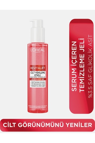 L'Oréal Paris Revitalift Cilt Yenileme Etkili Glikolik Asit Yüz Yıkama Jeli 150 ML