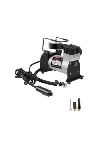 Araba Oto Araç Lastik Şişirme Pompası Metal Motorlu Kompresör 150 Psi Çakmaklık Girişli Kompresör