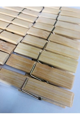 Bambu - Mandal - Çamaşır Mandalı Sku: Smg8690010235978 Açık Gri