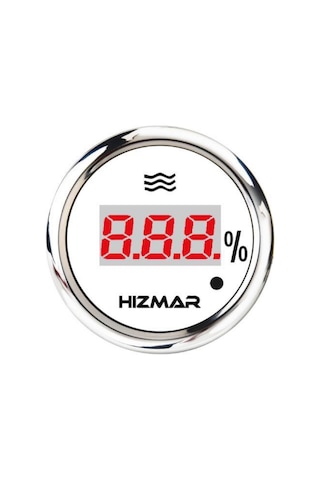Beyaz Dijital Su Seviye Göstergesi Karavan & Tekne Türkiyede Tek