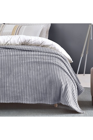 Yataş Bedding Holly Wellsoft Battaniye (Tek Kişilik) - Gri