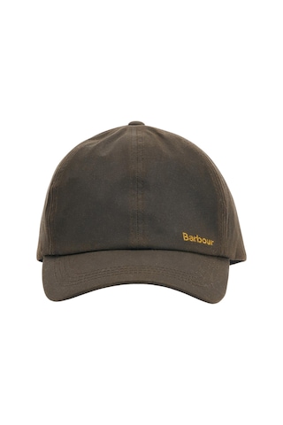 Barbour Belsay Waxed Sports Kep Ol75 Olive Yeşil