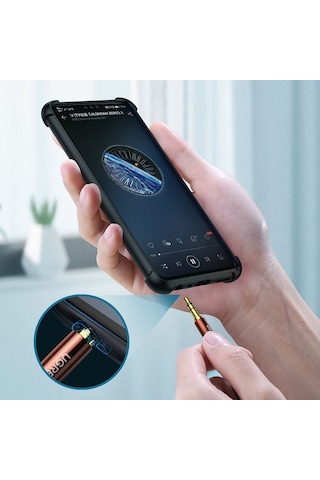 Ugreen 3.5mm To 2 Male Rca Kablo Stereo Audio Adaptör Örgülü Kablo Hi-fi Sound Auxiliary Rca Y Splitter, 2m, 80847