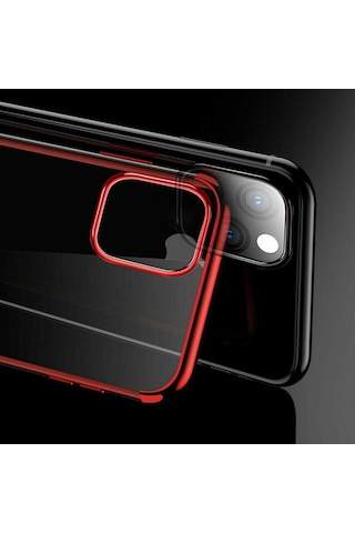 Apple Uyumlu iPhone 11 Pro Max Kamera Korumali Köseleri Renkli Seffaf Kilif 394130657
