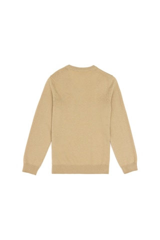 U.S. Polo Assn. Erkek Çocuk Açık Haki Basic V Yaka Kazak 50294200-VR183