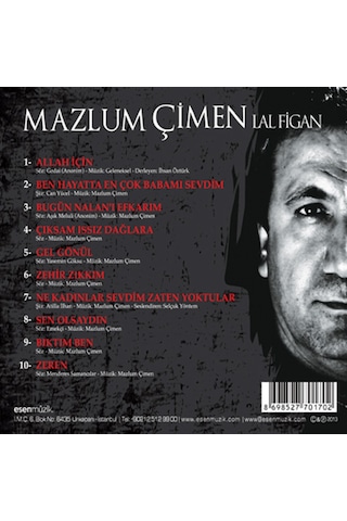 Mazlum Çimen- Lal Figan (Cd)