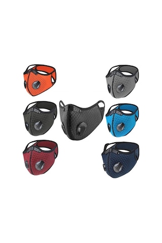 Trendooze Aktif Karbon Filtre Bisiklet Maskesi Pm2.5, Hava Kirliliğine Karşı