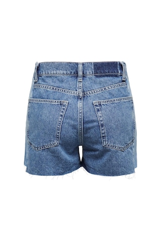Only Onlcarly Mw Reworked Denim Şort Cro 15323765 Mavi 001
