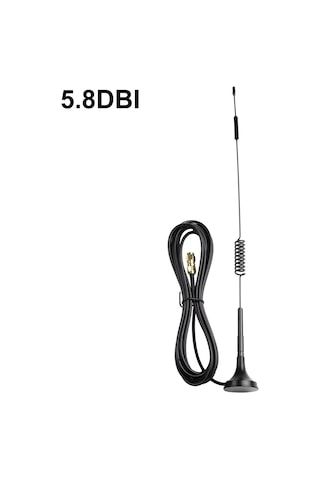 4g/lte 5dbi Yaylı Modem Router Wifi Adaptör Anteni 3 Metre Kablo - 30 Cm Uzunluk