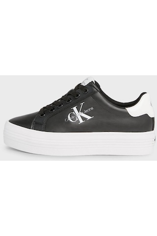Calvin Klein Kadın Ayakkabı Yw0Yw01393 0Gm Siyah-Beyaz Siyah - Beyaz