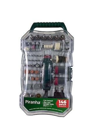 Piranha Prt 9113 Çok Amaçlı Alet Seti 146 Parça Aksesuar