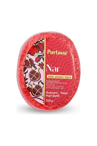 Purlavie Süngerli Nar Sabunu 100 G Purlavie Süngerli Nar Sabunu 100 G