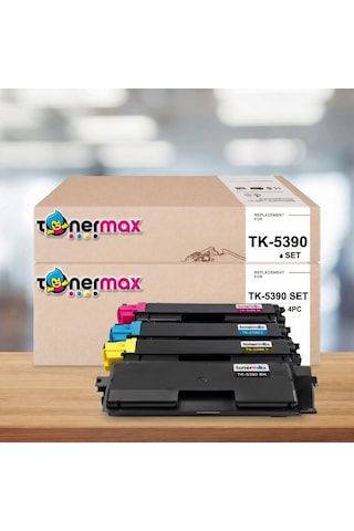 Kyocera Tk-5390 Uyumlu Toner Set 4 Renk - Çipli / Ecosys Pa4500cx