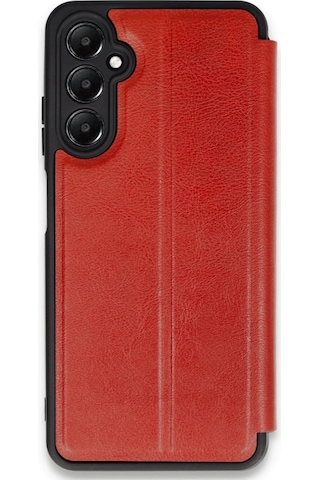 Cosmotex Newface Samsung Galaxy Uyumlu A16 5g Kılıf Flip Cover - Kırmızı