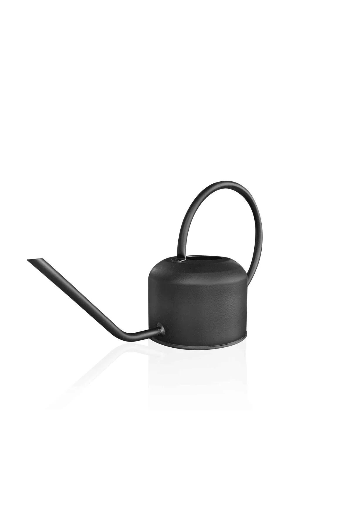 Dekoratif Metal Sulama Kabı 0,90 Lt Uzun Borulu Bitki Sulama Kabı 34,5 Cm Black