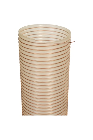 MEGAFLEKS POLİÜRETAN BAKIR TELLİ  ŞEFFAF HORTUM 45 MMx5 MT PU 070