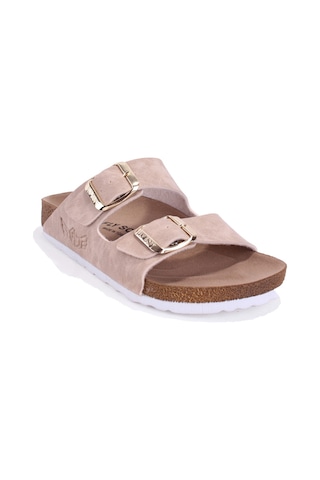 Fly Soft S901002 Bej Günlük Ortopedik Kız Çocuk Spor Terlik Bej