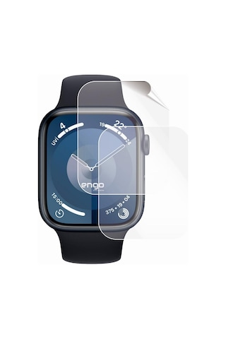 Apple Uyumlu Watch 9 45mm Ekran Koruyucu Şeffaf Tpu Film 2 Adet