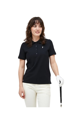 Peak Performance Peak Performance Classic Cotton Polo Kadın Siyah Polo Tişört Blk SIYAH